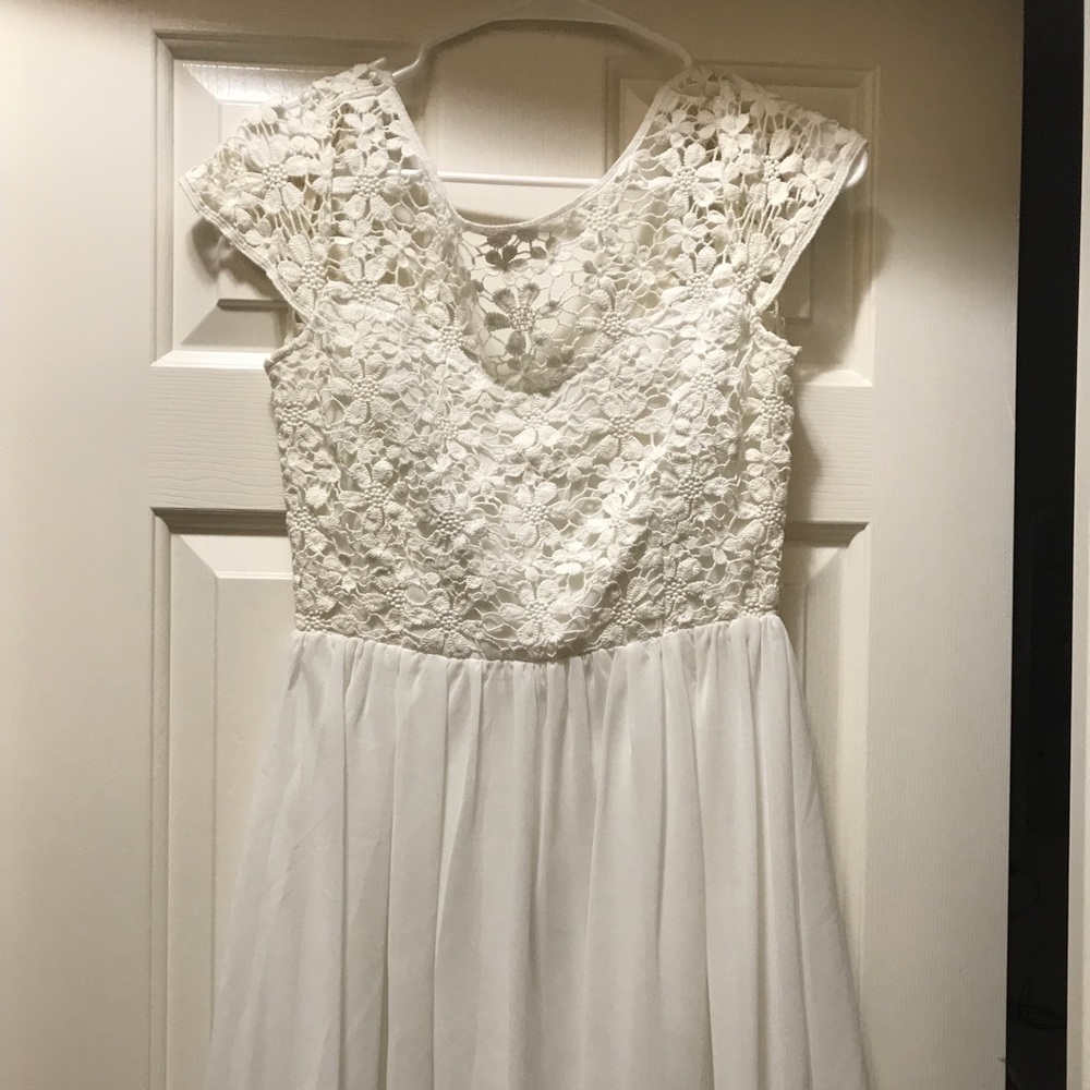 White dress